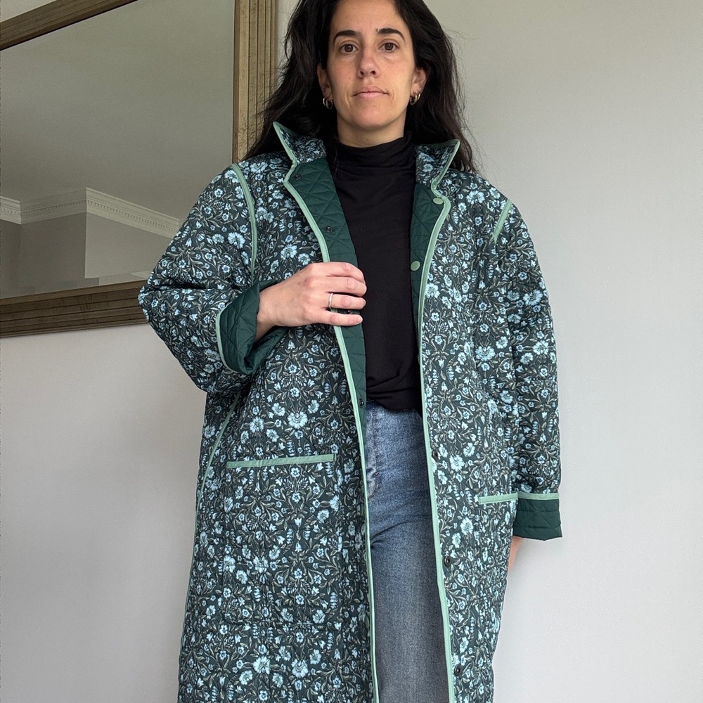 Land's End Quilted Reversible Coat